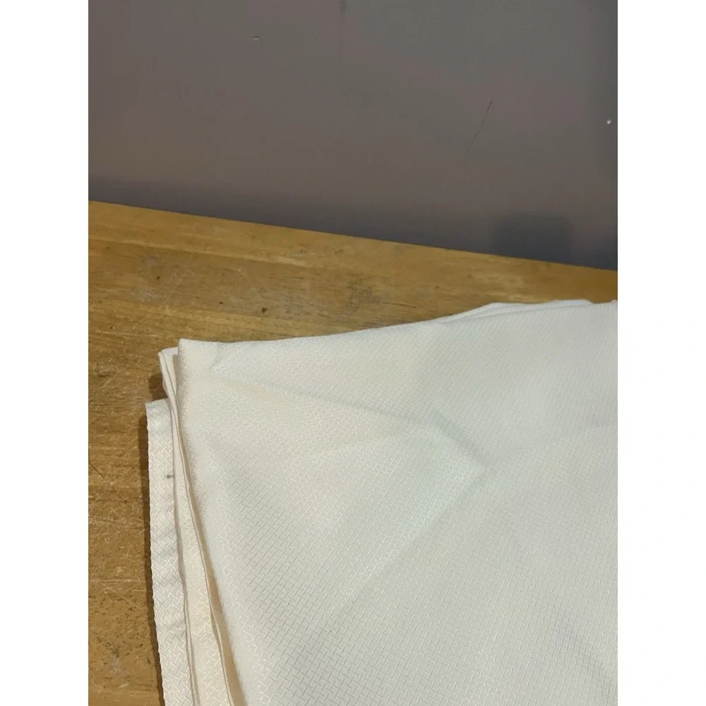 Vtg JCPenney Home Yellow‎ Fabric Short Curtain With Valance Textured